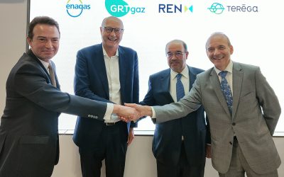 Los operadores de los sistemas gasistas de España, Francia y Portugal impulsan Green2TSO para transformar la red de gas en una de hidrógeno.